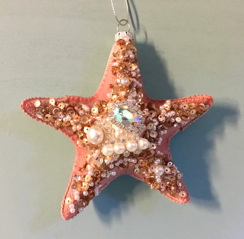 Bedazzled Starfish Ornament