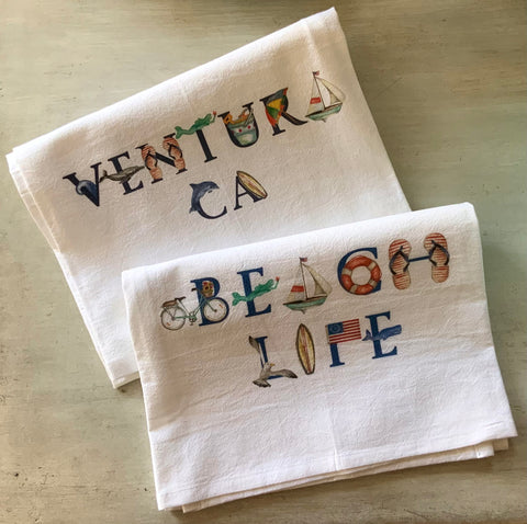 Ventura Beach Life Towel