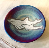 Raku Pottery Decor Plate