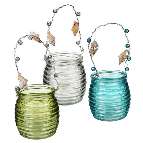 Glass Candle Hangers