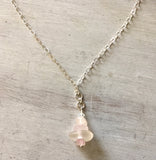 CA Sea Glass Pebble Necklace