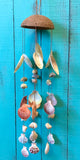Coconut Rainbow Scallop Windchime