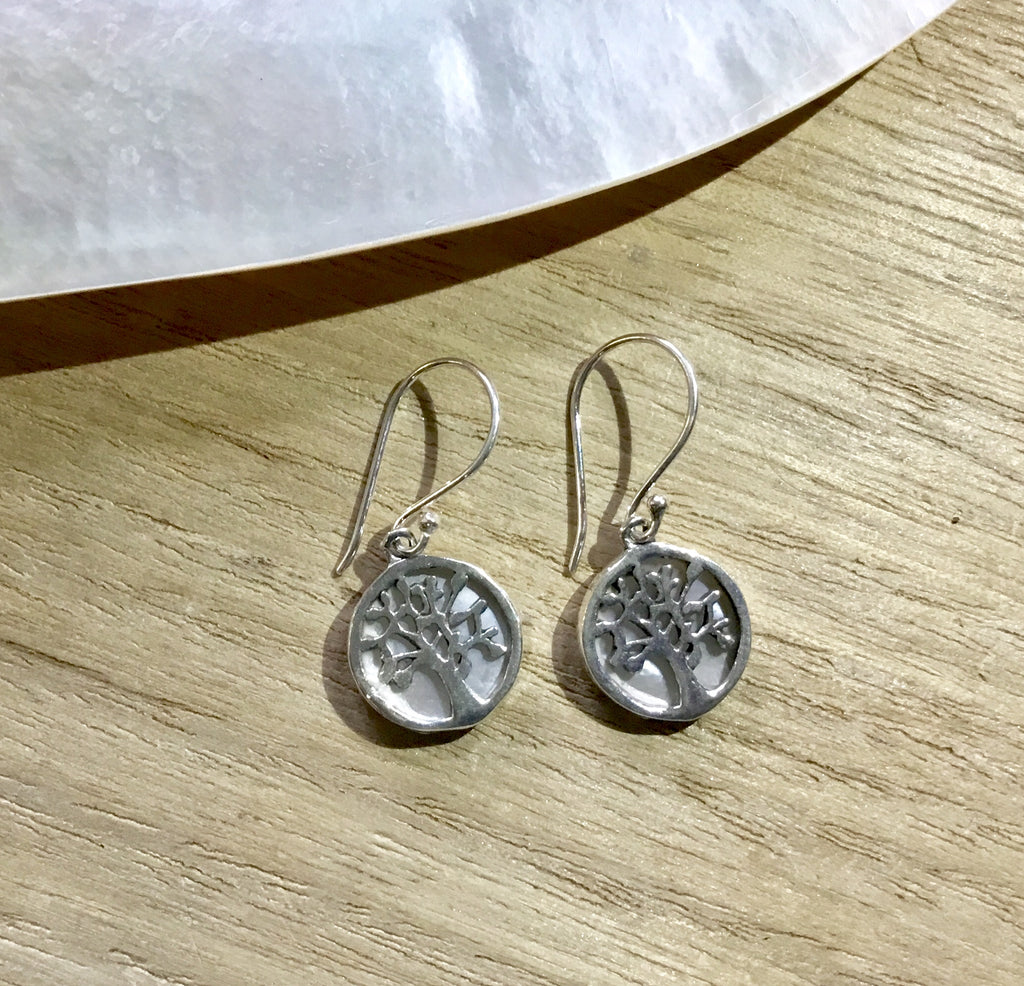 MOP Tree Earrings