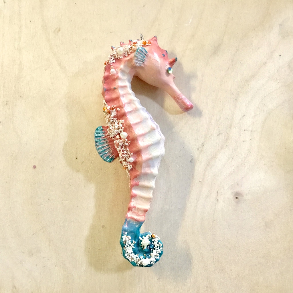 Colorful Seahorse Ornament