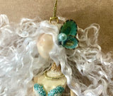 Dancing Mermaid Spiral Shell Ornament