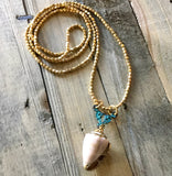Sea Beauty Boho Beaded Necklace