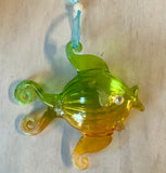 Fanciful Glass Fish Ornaments