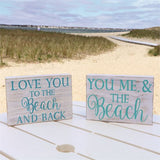 Beach Love Box Sign