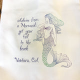 Mermaid Advice Tea Towel