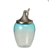 Mermaid Glass Decor Canister