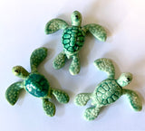 Raku Pottery Mini Turtles