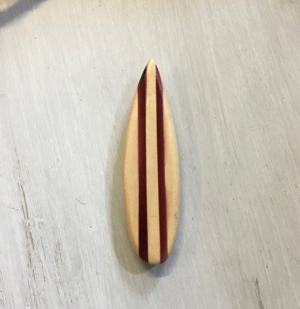 Wooden Surfboard Magnet
