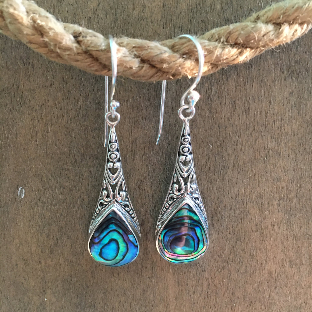 Abalone Tower Earrings