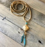 Sea Beauty Boho Beaded Necklace