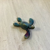 Raku Pottery Mini Turtles