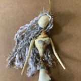 Dancing Mermaid Spiral Shell Ornament