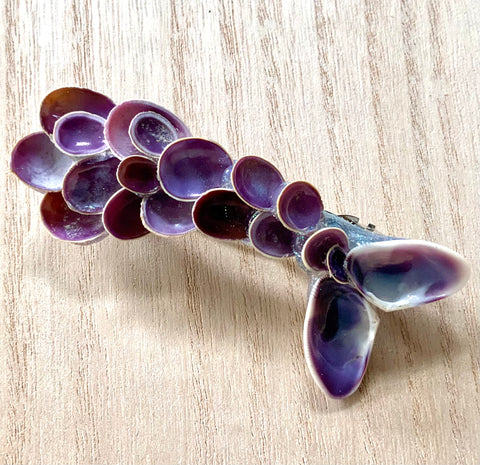 Cowrie Shell Mermaid Tail Hair Clip