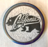 California Raku Pottery Coaster