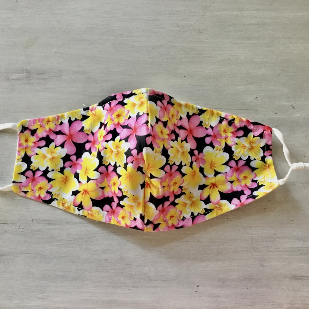 Hawaiian Patterned Face Mask