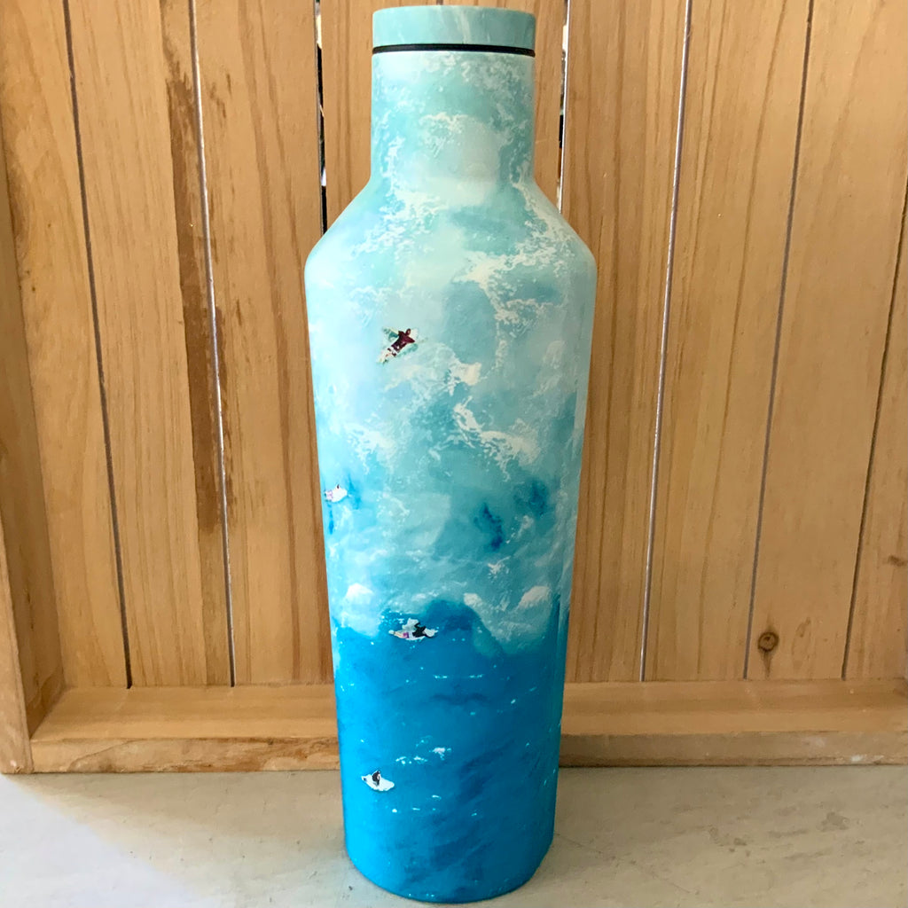 Gray Marlin Surfer Canteen