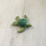 Raku Pottery Mini Turtles