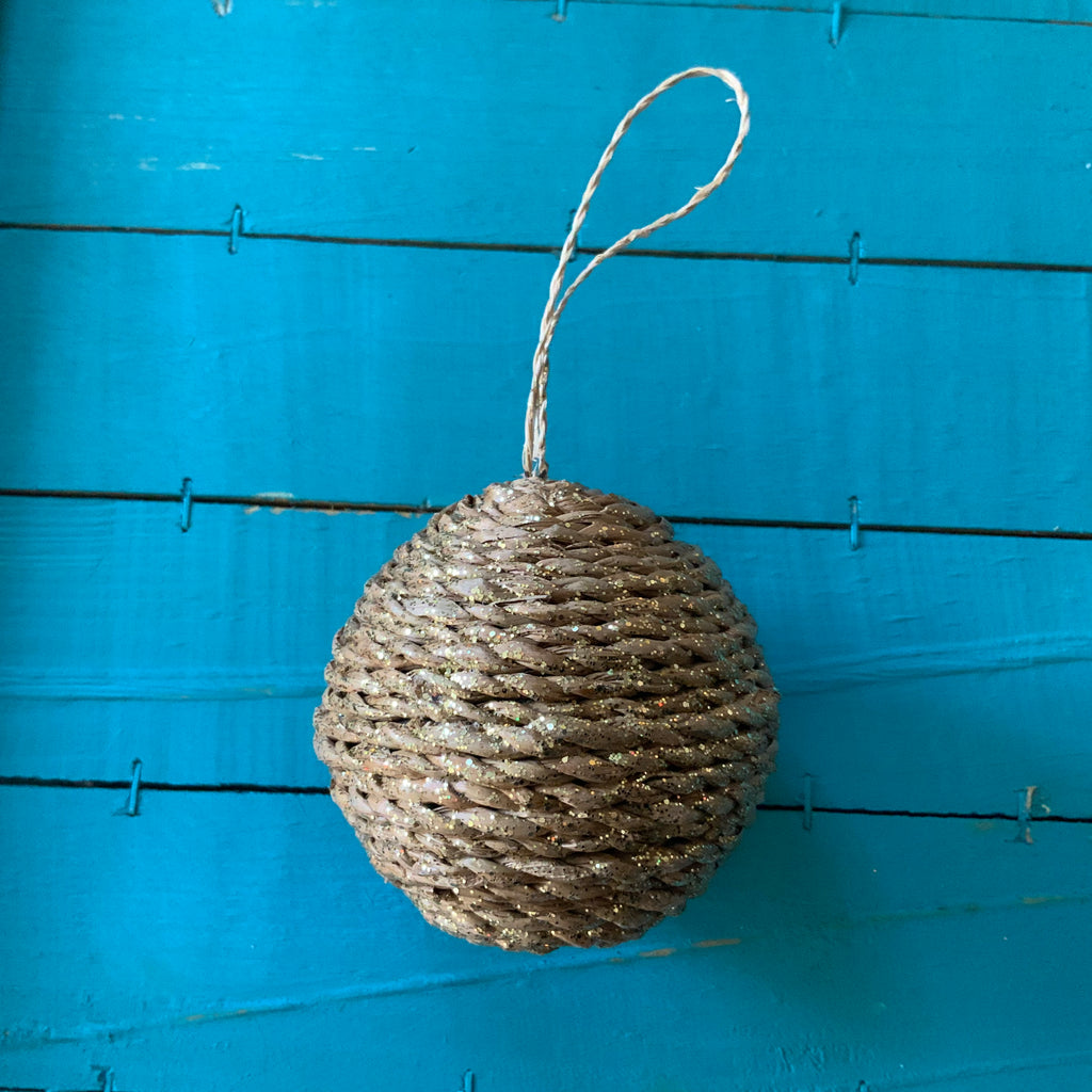 Abaca Bulb Ornament