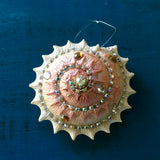 Jeweled Shell Ornament