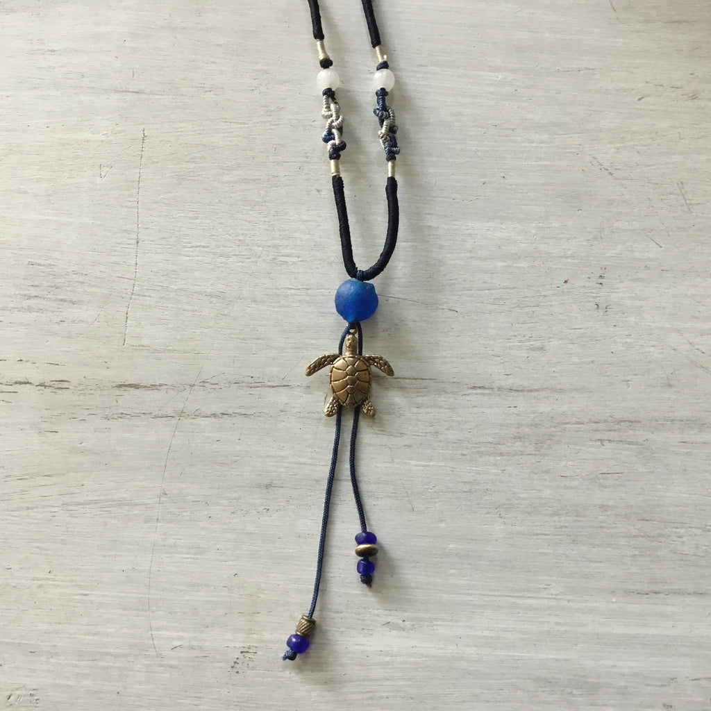 Sea Life Silk Necklace