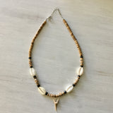 Cowrie Shark Tooth Necklace