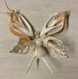 Butterfly Fairy Seashell Ornament