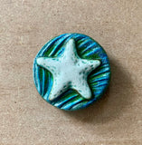 Raku Medallion Magnet