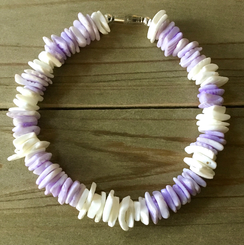 Colorful Clam Chip Anklet