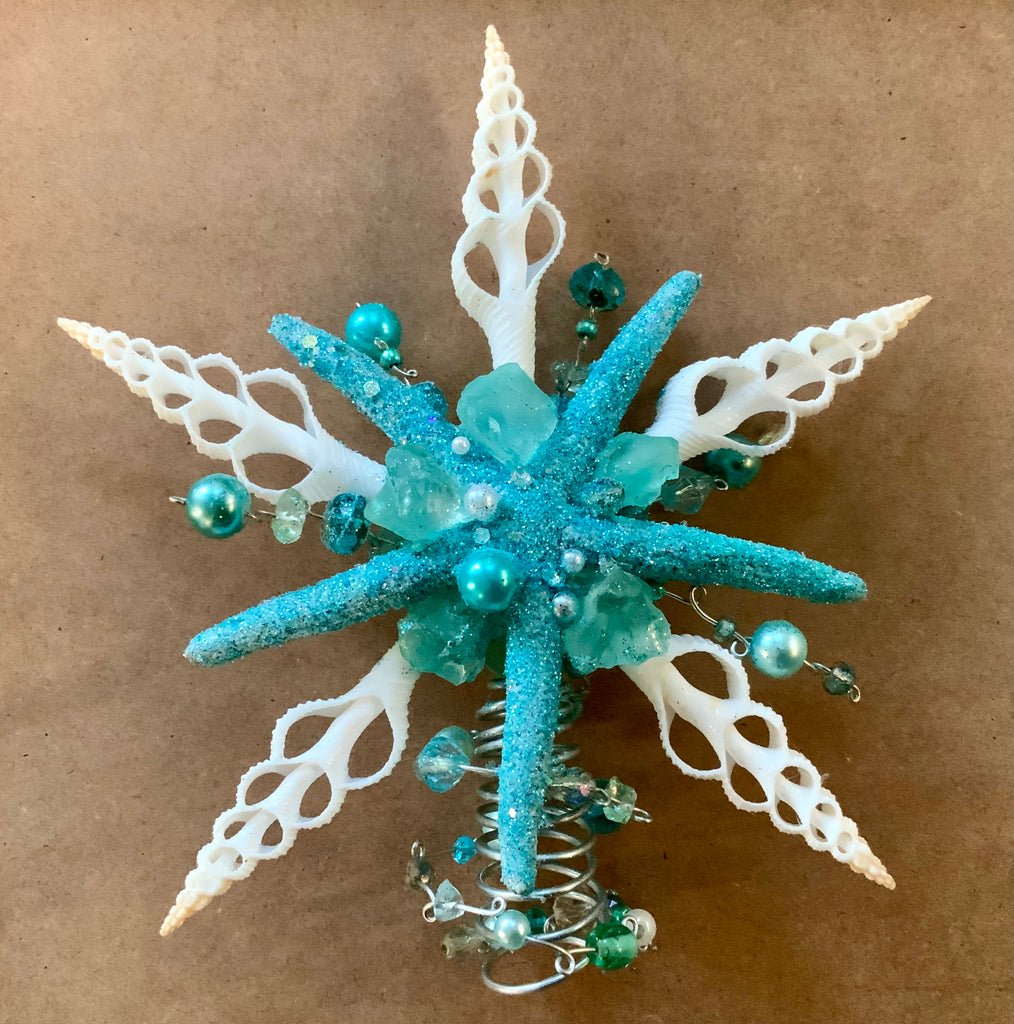 Starburst Sea Glass Tree Topper