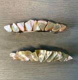 Red Abalone Chip Hair Clip