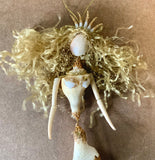 Dancing Mermaid Spiral Shell Ornament