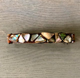 Seashell Leather Hair Clip