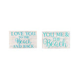 Beach Love Box Sign