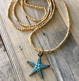Sea Beauty Boho Beaded Necklace