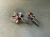 Seashell Flower Hair Pinch Clip
