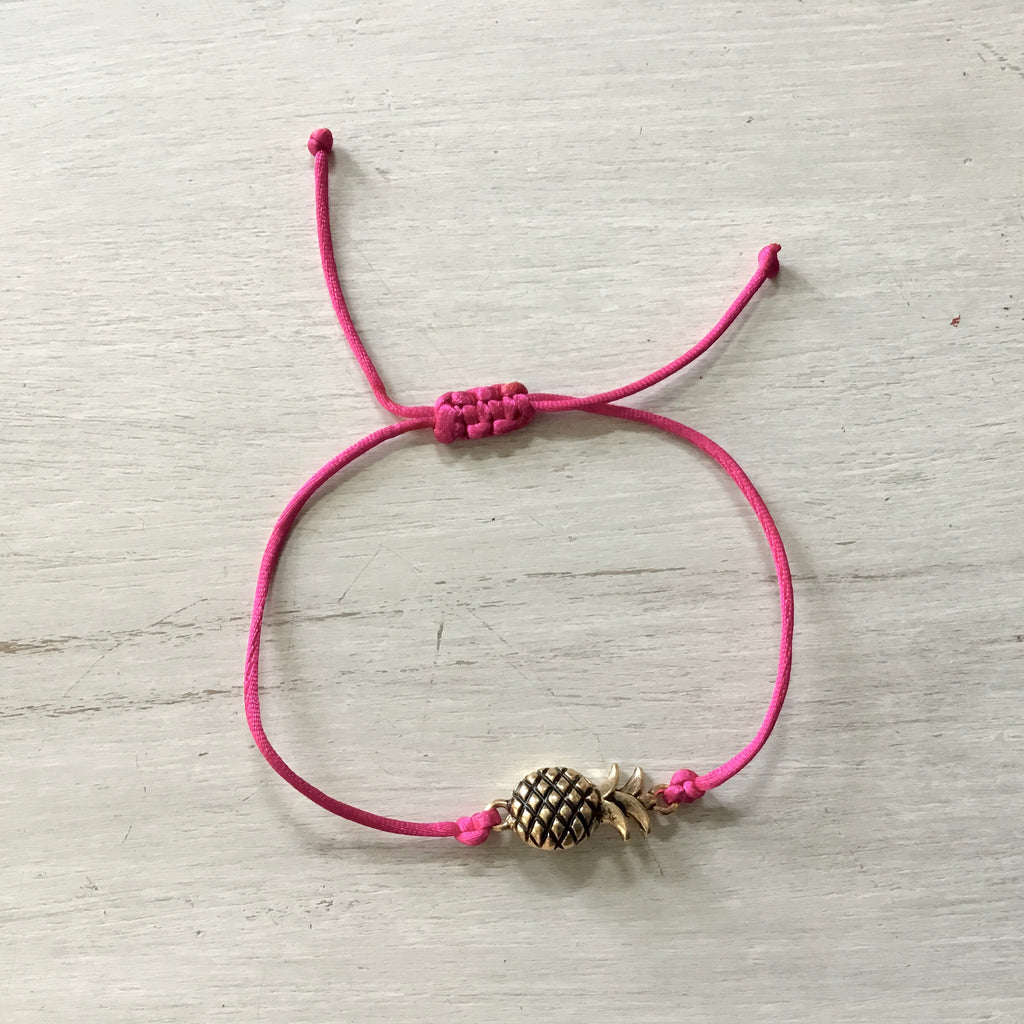 Pineapple Satin Bracelet