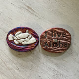 Raku Medallion Magnet