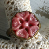Red Flower Vintage Ring