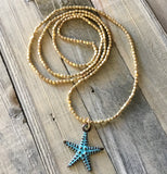 Sea Beauty Boho Beaded Necklace