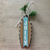 Christmas Surfboard Ornament