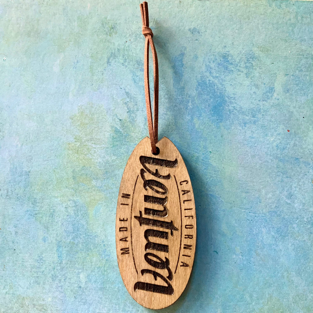 Ventura Wooden Surfboard Ornament