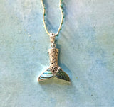 Abalone Whale Tail Beaded Necklace