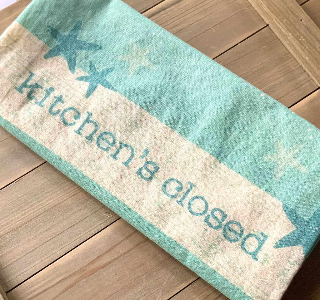 Kitchens Closed Dish Towel