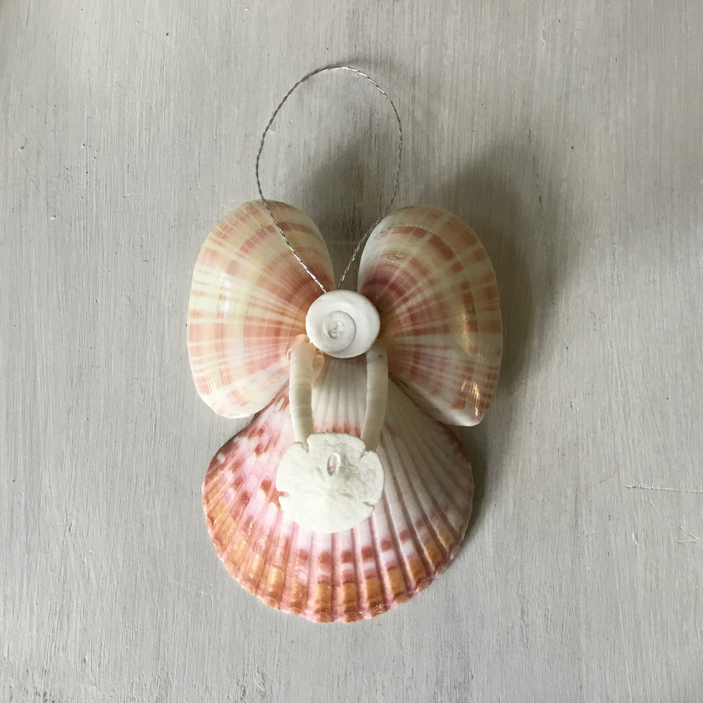 Sand Dollar Angel Ornament