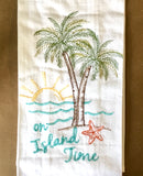 Sea Life Stitched Towel