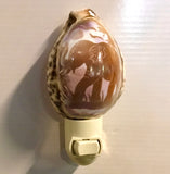 Carved Cowrie Shell Nightlight